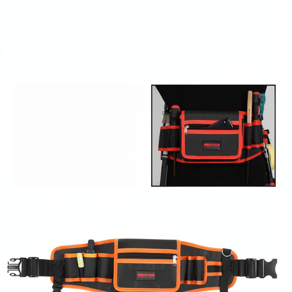 Heavy Equipment Electrician - Verschleißfeste Werkzeuggürteltasche aus Oxford-Stoff, Elektriker-Hardware-Organizer, tragbare