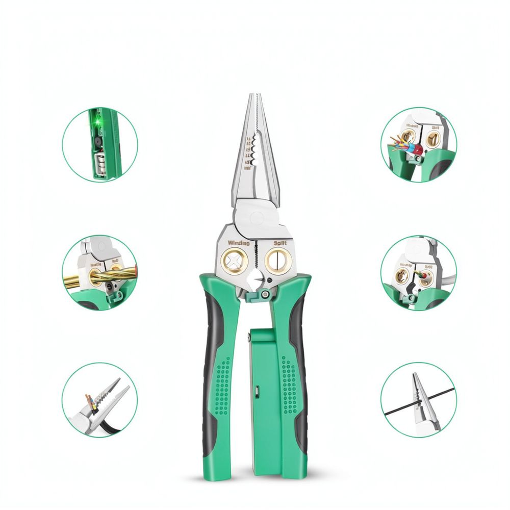 Präzisions-8-in-1-Abisolierzan – Heavy Equipment Electrician Bewertung und Preis